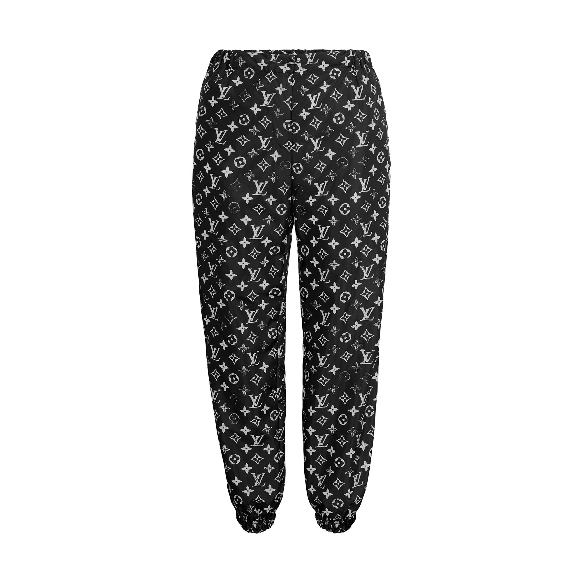 Monogram Jogginghose Mit Schabloneneffekt Ready To Wear Louis Vuitton